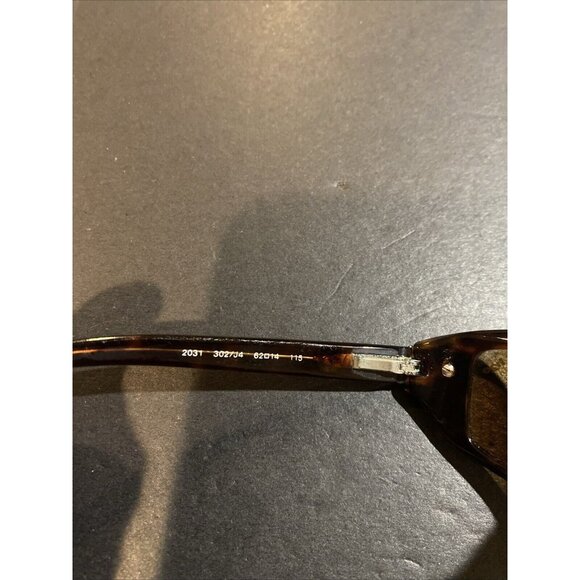 REVO 2031 62[]14 115 BROWN POLARIZED CRYSTAL SLEEK TORTOISE WRAP FLEX SUNGLASSES - Picture 7 of 9